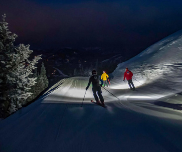 Night Skiing at Big Sky Night Skiing at Big Sky