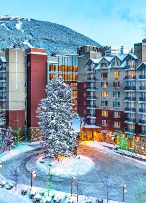 Hilton Exterior in Winter